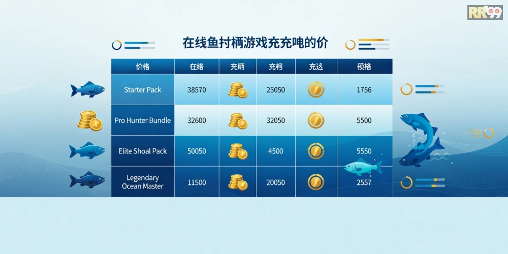 Bảng giá chi tiết các gói nạp tải game bắn cá online rr99 cập nhật mới nhất