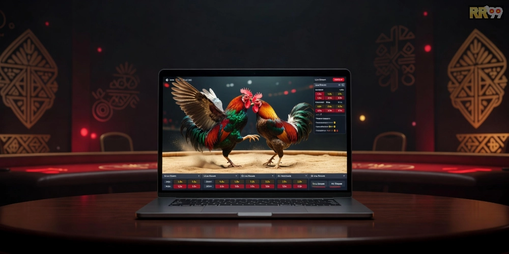 Minh họa giao diện xem đá gà trực tiếp casino rr99 với hình ảnh sắc nét và kèo cược hấp dẫn
