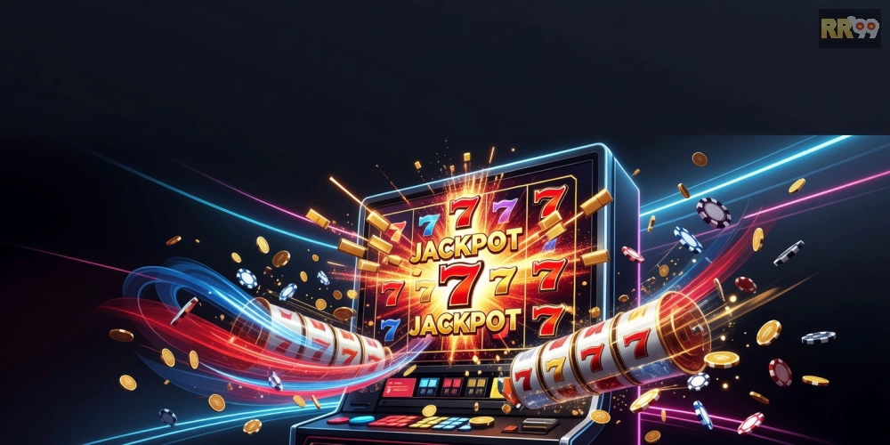 Khái niệm nổ hũ đổi thưởng rr99 được minh họa qua hình ảnh slot game hiện đại