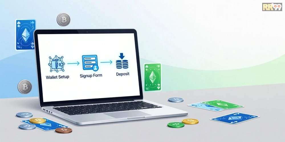 Quy trình đăng ký và sử dụng crypto casino rr99 từ A đến Z chi tiết